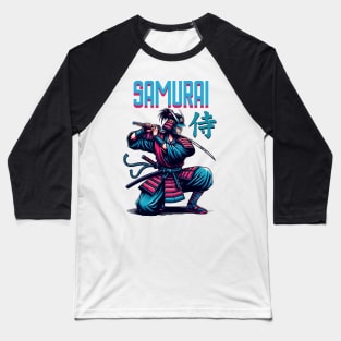 Samurai Artwork Baseball T-Shirt